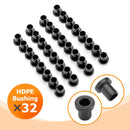 2005 - 2008 Polaris Ranger 500 700 HDPE Front Rear Suspension A Arm Bushings Kit - WeiSen - 80405003