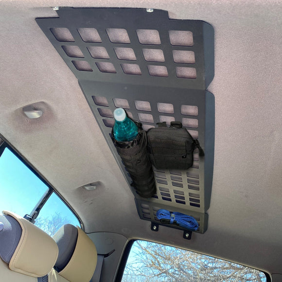 2005 - 2015 Toyota Tacoma 2nd Gen Double Cab Overhead MOLLE Storage Steel Panel - WeiSen - 70120009