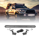 2005 - 2015 Toyota Tacoma 31" 150W LED Light Bar Grille Hidden Bumper Bracket Kit - WeiSen - ZT026+LED014+WI001 - A
