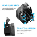 2005 - 2015 Toyota Tacoma Hood Ditch 40W High Power LED Light Pods Brackets Wire Kit - WeiSen - ZT089 - A+70201006+WI001