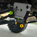 2005 - 2016 Ford F - 250 F - 350 Super Duty 4WD Radius Arm Drop Lift 2" - 4" Bracket Kit - WeiSen - 70420005