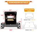 2005 - 2016 Kawasaki Mule 600/610 Steel UTV Winch Mounting Bracket Plate - WeiSen - 80106020