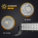 2005 - 2021 2nd Gen Nissan Frontier Upper Windshield 50" 288W Curved LED Light Bar Kit - WeiSen - 70101039+70202010+70203004