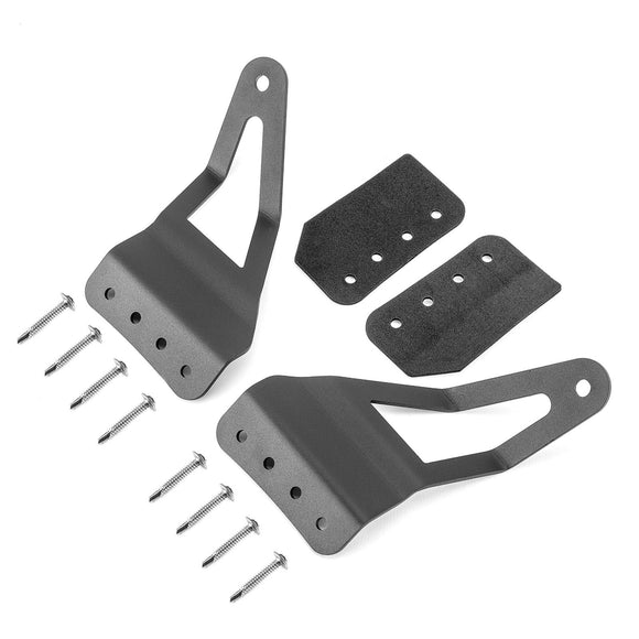 2007 - 2014 Chevrolet Silverado & GMC Sierra Over - Windshield 52" Curved Light Bar Mounting Brackets - Weisen - 70101032