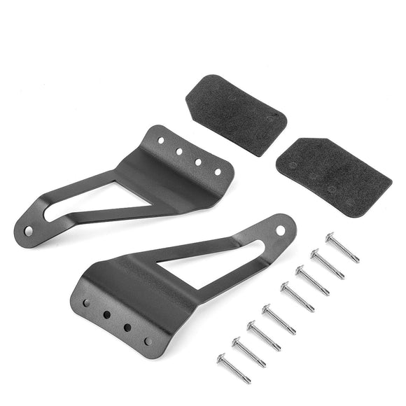 2007 - 2014 Silverado & Sierra 1500 2500HD 3500HD Roof 50" 288W Curved LED Light Bar Kit - WeiSen - 70101033+70202010+70203004