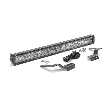 2007 - 2014 Toyota Cruiser FJ Lower Bumper 32" 180W Straight LED Light Bar w/ Mount Brackets & Wiring Kit - WeiSen - ZT026+LED005+WI001 - A