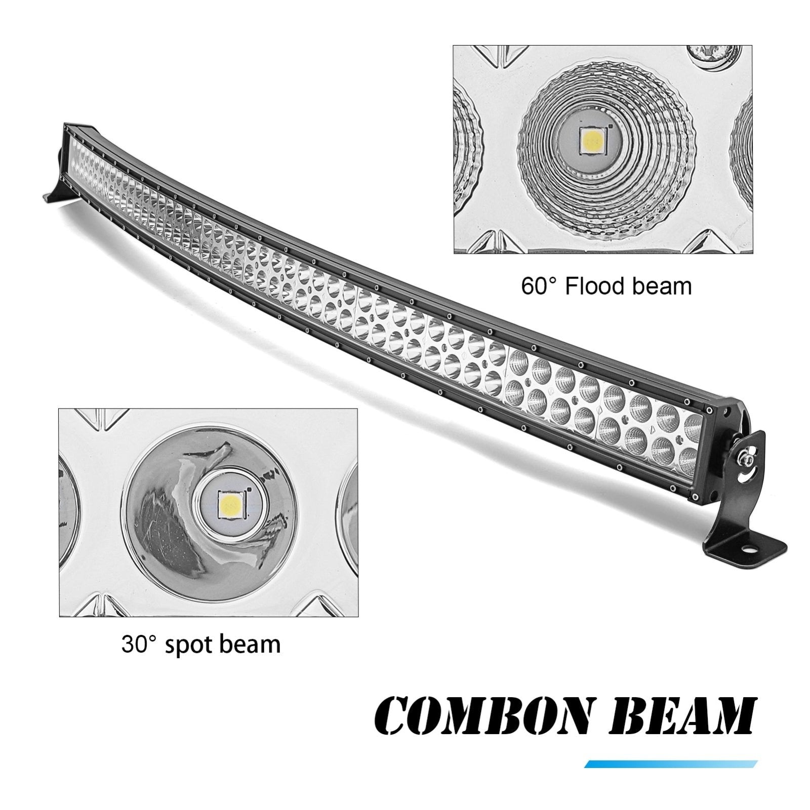 2007-2014 Toyota FJ Cruiser Roof 50" 288W Curved LED Light Bar Bracket Mount Kit - Weisen