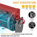 2007 - 2014 Toyota FJ Cruiser Roof 52" 300W Curved LED Light Bar Bracket Mount Kit - WeiSen - 70101036+70202012+70203004