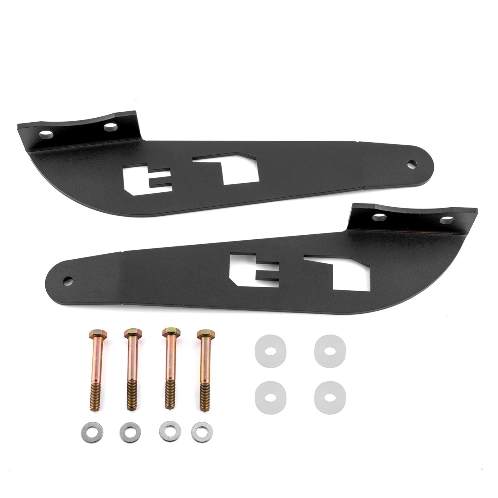 2007-2014 Toyota FJ Cruiser Solid Steel 50"/52" Curved Light Bar Mounting Brackets - Weisen