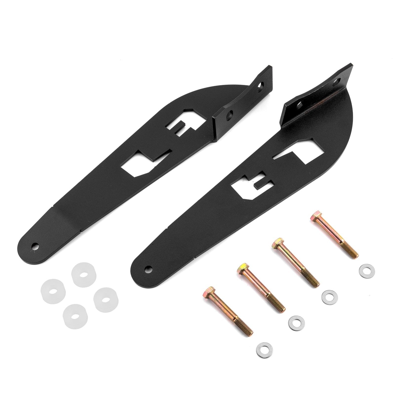 2007-2014 Toyota FJ Cruiser Solid Steel 50"/52" Curved Light Bar Mounting Brackets - Weisen