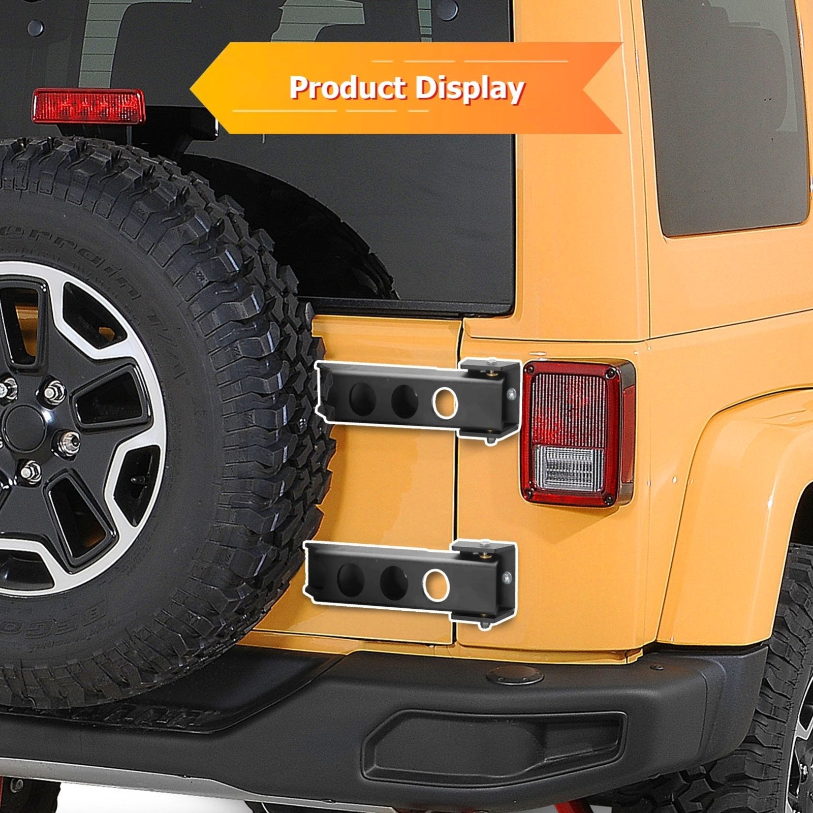 2007-2017 Jeep Wrangler JK Upgraded Heavy-Duty Steel Tailgate Hinges ...