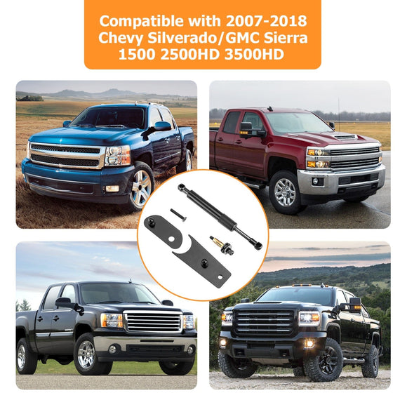 2007 - 2018 Chevrolet Silverado/Sierra Truck Tailgate Assist Shock Struts Damper Soft Open - WeiSen - 70303021