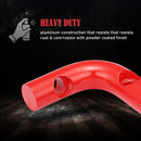 2007 - 2018 Jeep Wrangler JK Driver & Passenger Side Red Aluminum Grab Bar Handle Grip Kit - WeiSen - 70307001