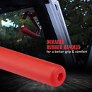 2007 - 2018 Jeep Wrangler JK Driver & Passenger Side Red Aluminum Grab Bar Handle Grip Kit - WeiSen - 70307001