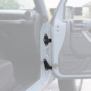 2007 - 2018 Jeep Wrangler JK Steel Body Door Hinge Set Mounts - WeiSen - 70303001
