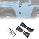 2007 - 2018 Jeep Wrangler JK Steel Door Hinge Mount Kit for Door Side - WeiSen - 70303002