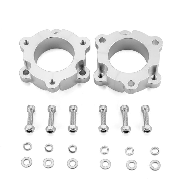 2007 - 2024 Chevy Silverado GMC Sierra 1500 Aluminum Front 2.5" Suspension Lift Kit - WeiSen - 70401034