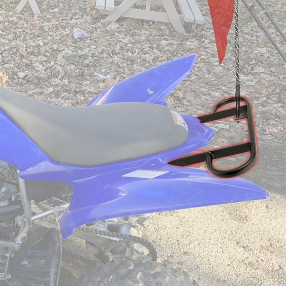 2008 - 2013 Yamaha Raptor 125 250 ATV Bolt - on Rear Back Wide Grab Bar Bumper - WeiSen - 80306002