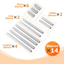 2008 - 2014 Polaris RZR 800/ S 800/ 4 800 HDPE Suspension A - Arm Bushings Kit - WeiSen - 80405002