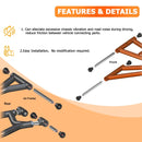 2008 - 2014 Polaris RZR 800/ S 800/ 4 800 HDPE Suspension A - Arm Bushings Kit - WeiSen - 80405002