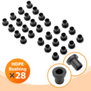 2008 - 2014 Polaris RZR 800/ S 800/ 4 800 HDPE Suspension A - Arm Bushings Kit - WeiSen - 80405002