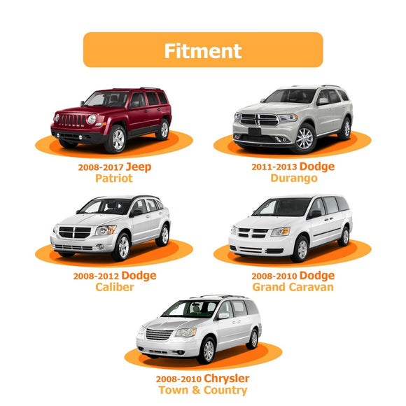 2008 - 2017 Jeep Patriot 4 - Pin Trailer Wiring Harness w/ Plug & Play Connector - WeiSen - 70206007