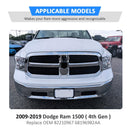 2009 - 2018 Dodge Ram 1500 Front Tow Hooks & Bezel Bracket Kit #68196982AA - WeiSen - 70304012+70304020