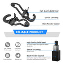 2009 - 2018 Dodge Ram 1500 Front Tow Hooks & Bezel Bracket Kit #68196982AA - WeiSen - 70304012+70304020