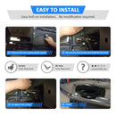 2009 - 2018 Dodge Ram 1500 Front Tow Hooks & Bezel Bracket Kit #68196982AA - WeiSen - 70304012+70304020