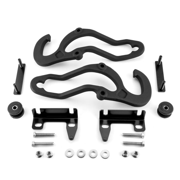 2009 - 2018 Dodge Ram 1500 Heavy Duty Solid Steel Front Bumper Tow Hooks - WeiSen - 70304020