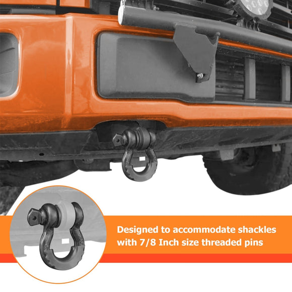 2009 - 2020 Ford F - 150 2WD/4WD Bolt - On Heavy Duty Steel Tow Hook Shackle Mount - WeiSen - 70304024