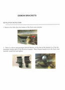 2009 - 2023 Toyota Tacoma Front Tow Hook hackle Mounting Bracket - WeiSen - 70304011