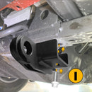 2009 - 2023 Toyota Tacoma Front Tow Hook hackle Mounting Bracket - WeiSen - 70304011