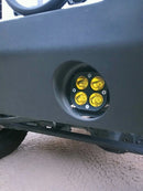 2010 - 2018 Jeep Wrangler JK 4WD LED Cube Fog Light Pods Bumper Bracket - WeiSen - ZT159