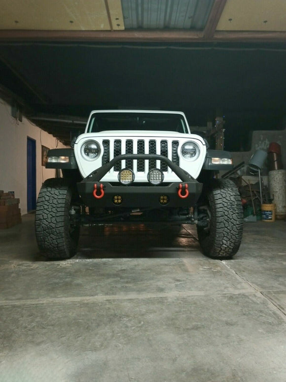 2010 - 2018 Jeep Wrangler JK 4WD LED Cube Fog Light Pods Bumper Bracket - WeiSen - ZT159