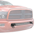 2010 - 2019 Dodge RAM 2500 3500 4500 Bumper 32" Curved LED Light Bar Tow Hook Brackets - WeiSen - 70102006+LED008+WI001 - A