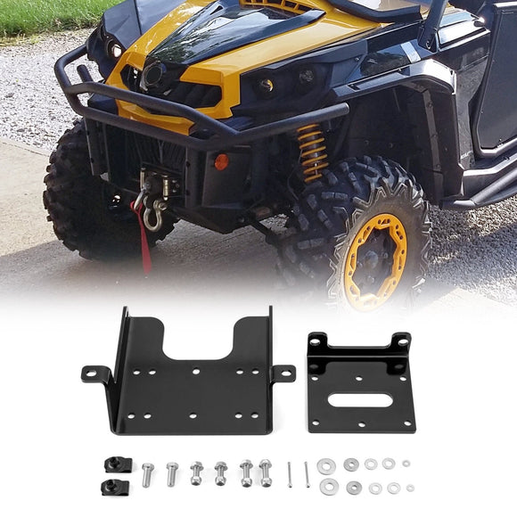 2010 - 2020 Can - Am Commander 800/1000 Winch Mounting Plate Kit - WeiSen - 80106016