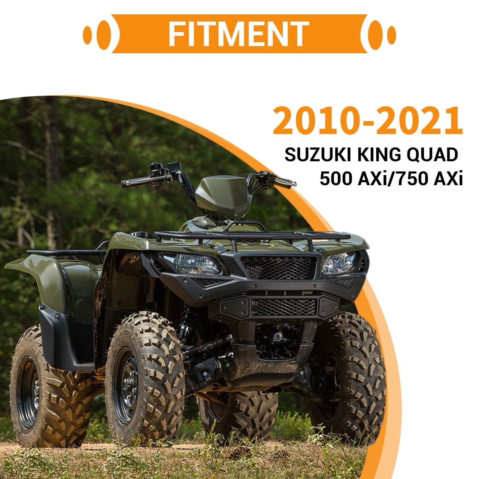 2010-2021 SUZUKI KING QUAD 500 AXi/750 AXi Front & Rear 2" Full Suspension Lift Kit - Weisen