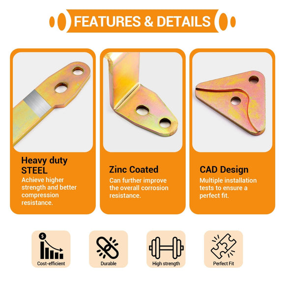 2010 - 2023 SUZUKI KING QUAD 500 AXi/750 AXi Front & Rear 2" Full Suspension Lift Kit - WeiSen - 80401073