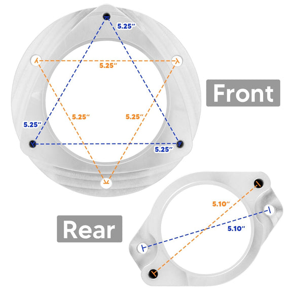 2012 - 2017 Subaru XV/ Crosstrek/ Forester/ WRX STi Front & Rear 3" Full Suspension Lift Kit - WeiSen - 70401015