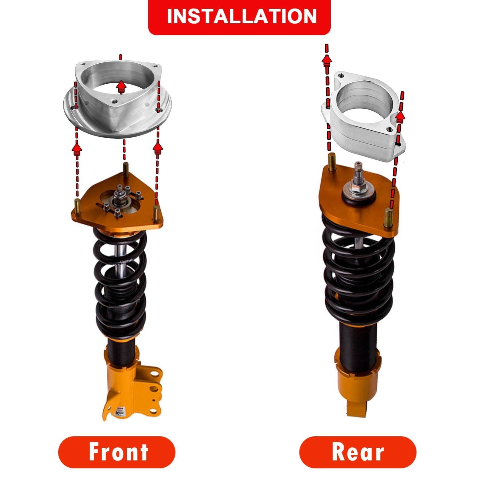 2012-2017 Subaru XV/ Crosstrek/ Forester/ WRX STi Front & Rear 3" Full Suspension Lift Kit - Weisen