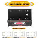 2012 - 2024 Kawasaki Teryx/4 750 800 Heavy - Duty Steel UTV Winch Mounting Bracket - WeiSen - 80106021