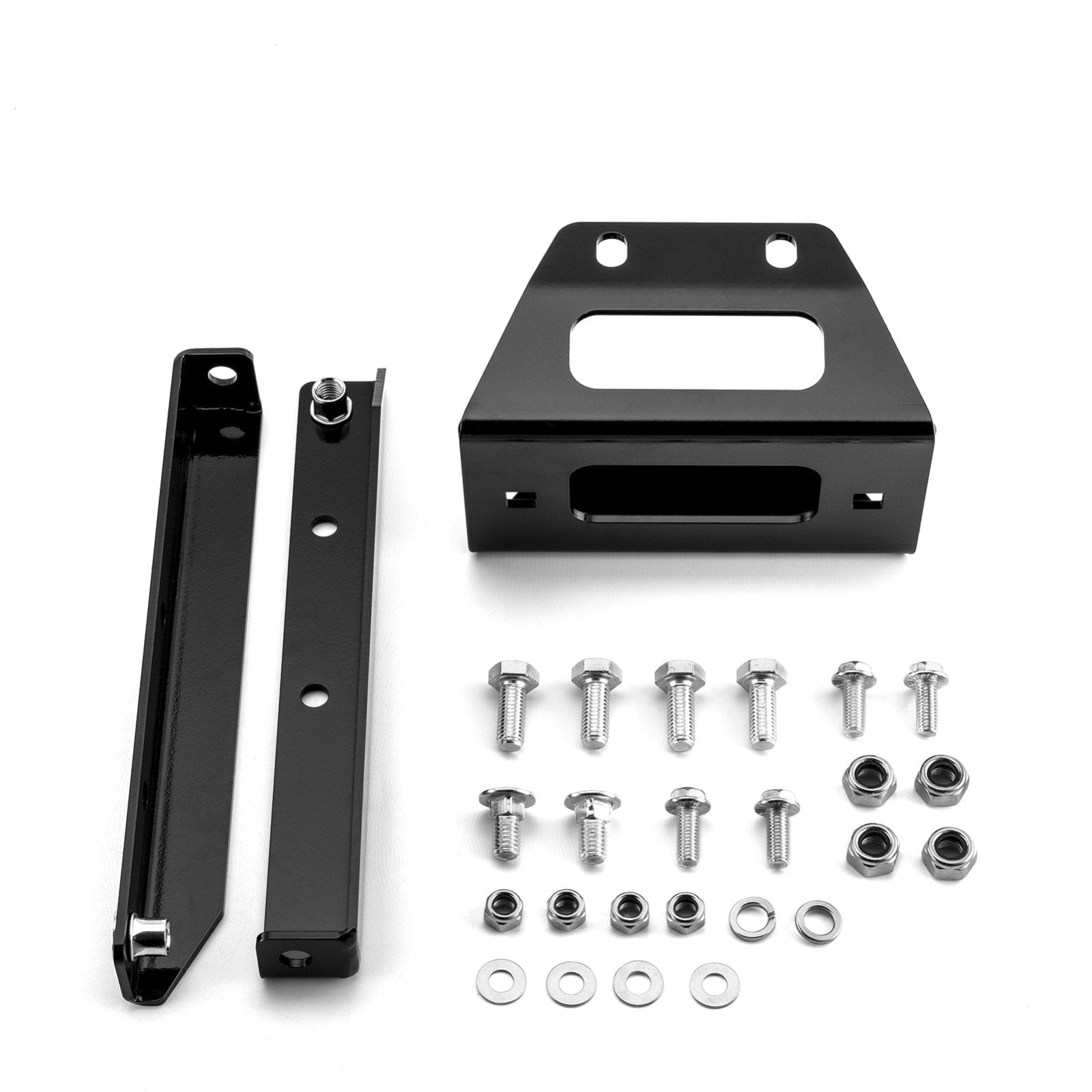 2008 - 2014 Polaris RZR 800 UTV Heavy Duty Steel Winch Mounting Bracket - WeiSen - 80106030