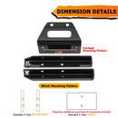 2008 - 2014 Polaris RZR 800 UTV Heavy Duty Steel Winch Mounting Bracket - WeiSen - 80106030