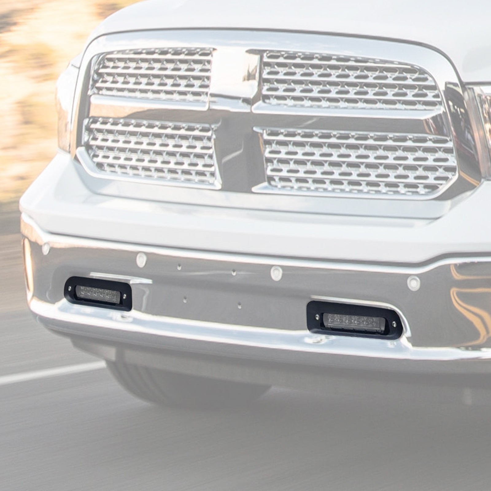2013-2018 Dodge Ram 1500 Front Right & Left Tow Hook Bezel Set #OEM 68196982AA - Weisen