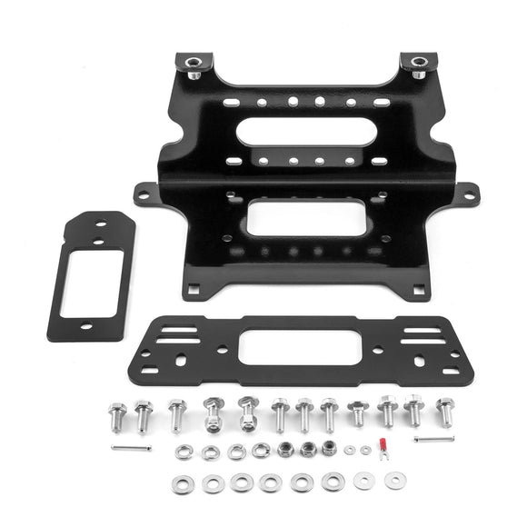 2013 - 2019 Polaris Range 570/900/100 Full Size Steel Winch Mounting Bracket (Not fit Round Tube Frame Ranger 570) - WeiSen - 80106012