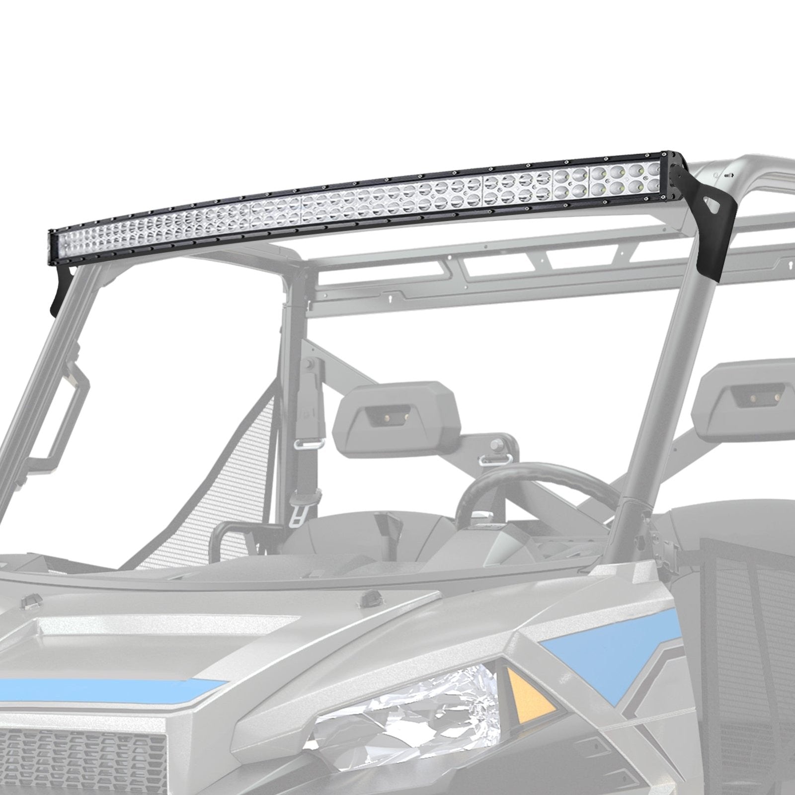 2013-2023 Polaris Ranger XP900/XP1000 Roof 50" LED Light Bar & Bracket Kit - Weisen