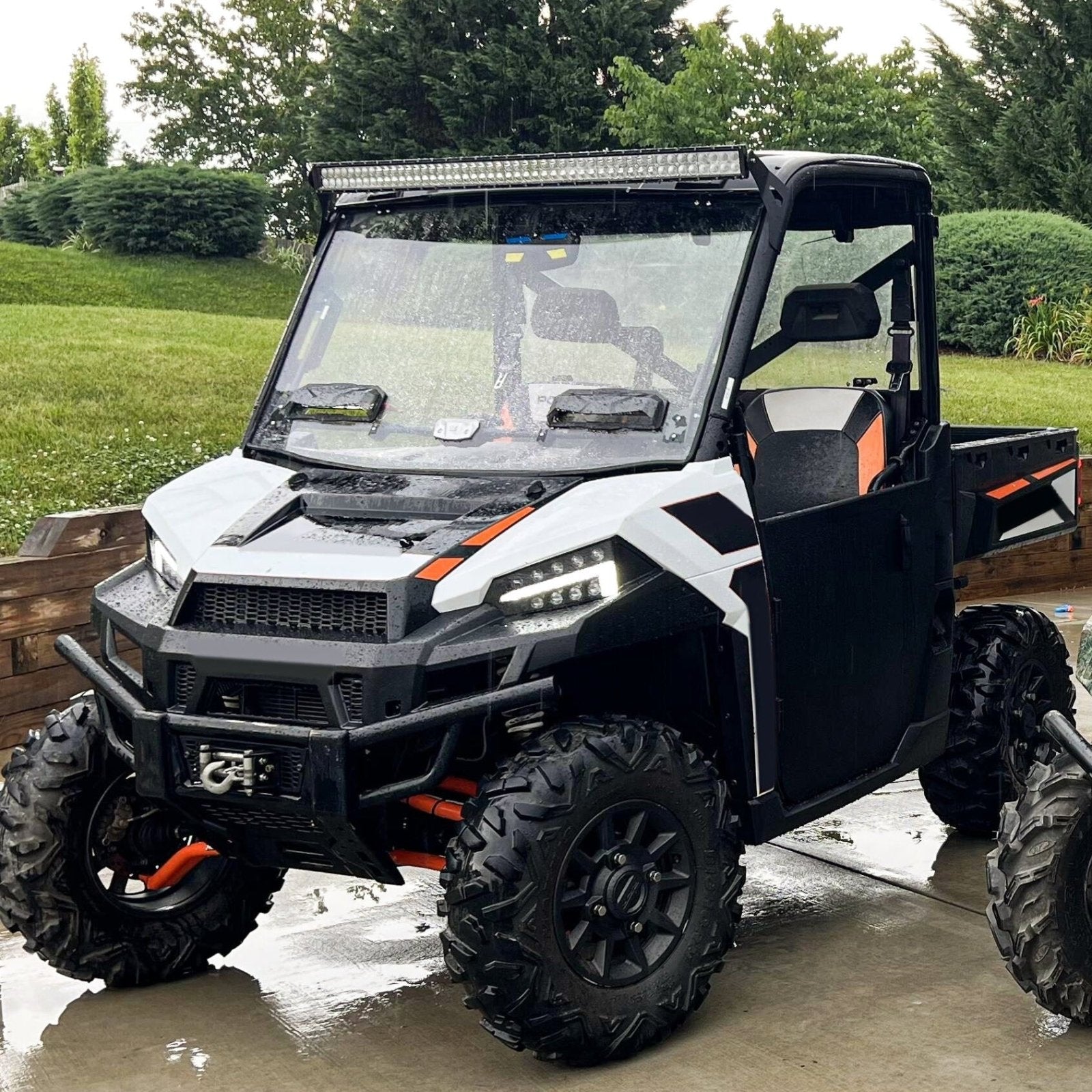 2013-2023 Polaris Ranger XP900/XP1000 Roof 50" LED Light Bar & Bracket Kit - Weisen