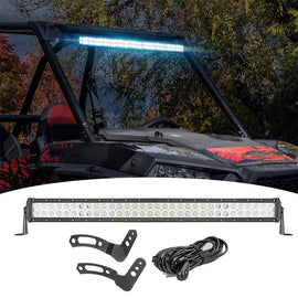 2014 - 2021 Polaris RZR 900 XP 1000 Straight 32" LED Light Bar Kit - WeiSen - ZT034 - L5 - W1 - A