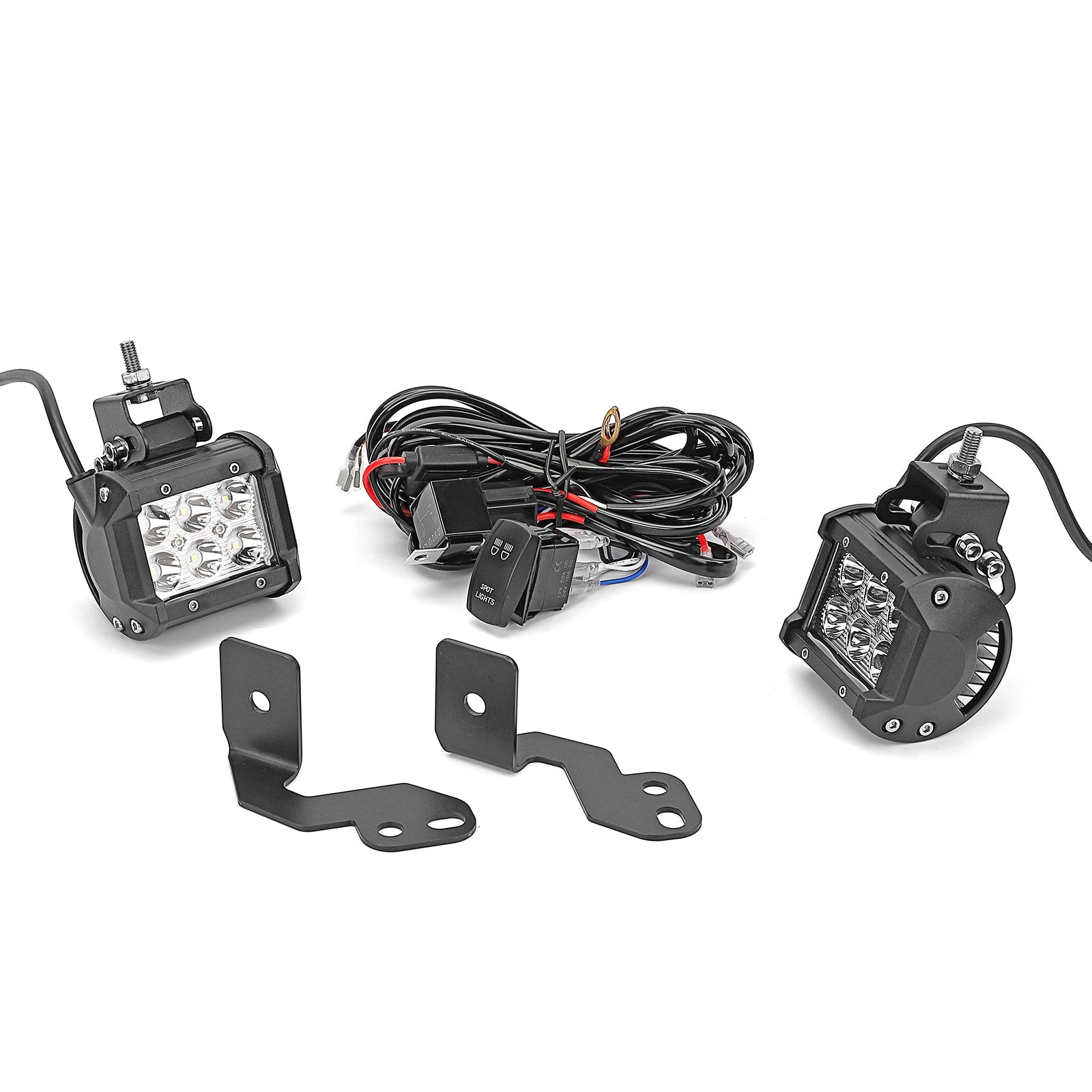 2014-2022 Polaris RZR 800 900 XP 1000 A-Pillar LED Light Pod Mount Bracket Wire - Weisen